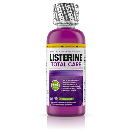 Listerine Listerine Total Care Freshmint Mouthwash 3.5 oz. Bottle, PK48 30695